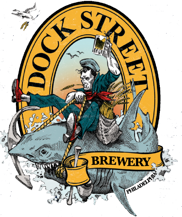 Dock Street Shark Logo Brewery Transparent